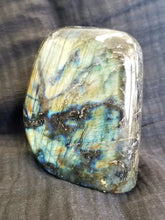 Load image into Gallery viewer, Labradorite polished free-shape (~3.5")