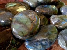 Load image into Gallery viewer, Labradorite palm stones
