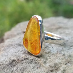 Amber ring (size 9.5)