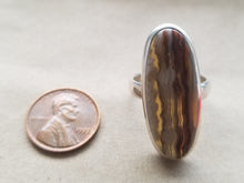 Load image into Gallery viewer, Crazy lace agate ring (size 9)
