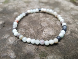 Stone bead bracelets