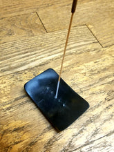 Load image into Gallery viewer, Black soapstone incense burner

