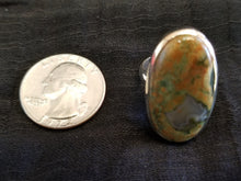 Load image into Gallery viewer, Rainforest jasper ring (size 9.5)
