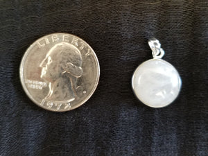 Rainbow moonstone pendant