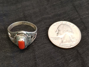 Coral ring (size 8.5)