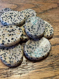 Dalmation jasper worry stones