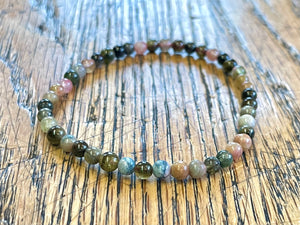 Stone bead bracelets