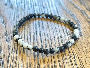 Stone bead bracelets