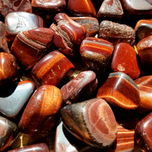 Load image into Gallery viewer, Red tiger&#39;s eye (tumbled)
